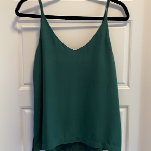 Reversible green blouse tank - Picture 4 of 5